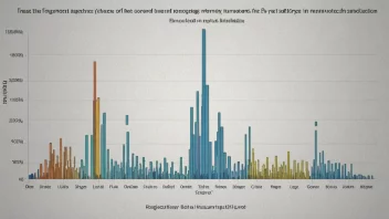 Et bilde som illustrerer begrepet bredspektrets, med en graf eller diagram som viser et bredt spekter av frekvenser eller typer, mot en subtil bakgrunn av teknologiske eller kommunikasjonsrelaterte elementer.