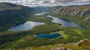 Dovre fjellområdet i Norge, kjent for sin vakre natur og rike dyreliv.