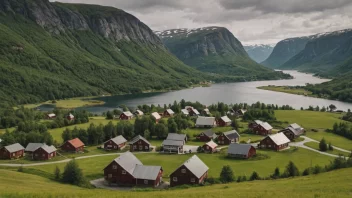 Et malerisk landskap av Trosteruds, som viser dets naturskjønnhet og kulturelle betydning.