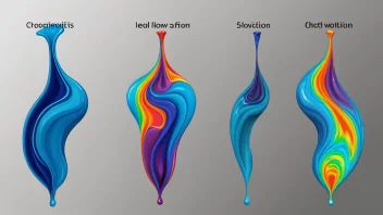 Et bilde som viser begrepet viskositet og hvordan det påvirker væskens flytegenskaper.