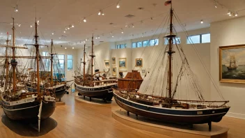 Et museum med en samling av maritime gjenstander og utstillinger om kystkultur.