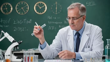 En forsker som arbeider i et laboratorium for å utvikle nye behandlinger som kan hjelpe mennesker å leve lengre.