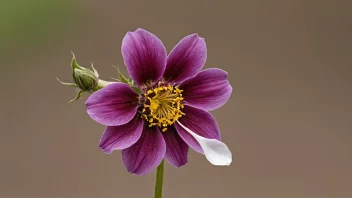 En blomst som har mistet blomstene sine og ikke lenger blomstrer.