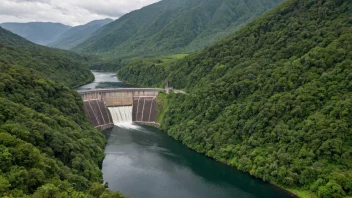 Aurdalselva med en dam i bakgrunnen