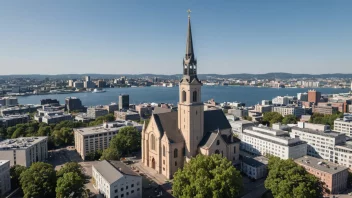 Tøyenkirken, en kirke i Oslo, Norge