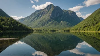 Kikut fjell i Norge, kjent for sine naturskjønnheter og turmuligheter.