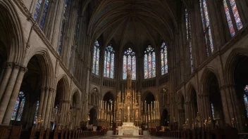 En vakker katedral med intrikat arkitektur.