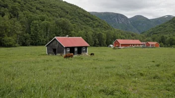 Et bilde av en norsk gård eller en person med navnet Løvenstad