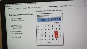 En visuell representasjon av begrepet multiplikasjon.