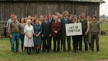 En gruppe mennesker som leier en eiendom, vanligvis en gård eller en bygning.