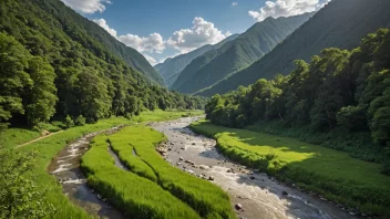 En naturskjønn dal i Norge kjent for sin unike landskap.