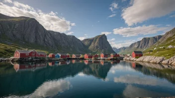 Et naturskjønt bilde av Kvalavågs, som viser stedets vakre landskap og rike maritime arv.