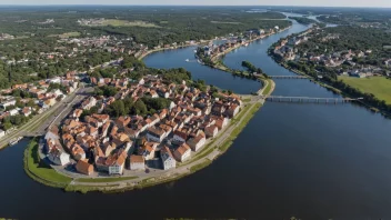 Flyfoto av Fredrikstad