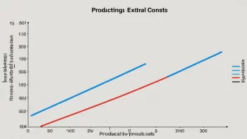 En graf som illustrerer begrepet marginalkostnad i økonomi.