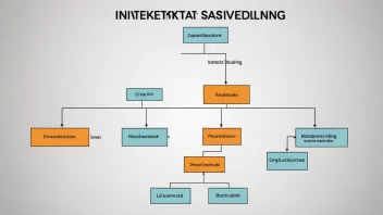 Et bilde av et selskaps organisasjonskart med en fremhevet avdeling merket 'Inntektsavdeling'.