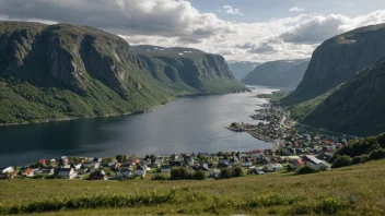 Et malerisk bilde av Gimse, en liten landsby eller område i Norge