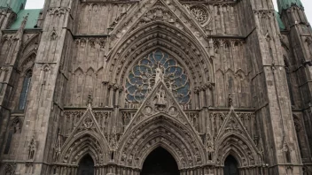 Nidarosdomen i Trondheim er et vakkert og historisk landemerke som tiltrekker seg turister fra hele verden.