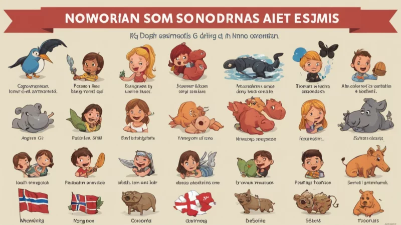 norske subjunksjoner, grammatikk i norsk, sammenligning av ord, lære norsk, norsk språkstruktur