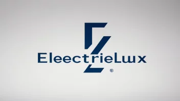 Electrolux-logoen på en hvit bakgrunn