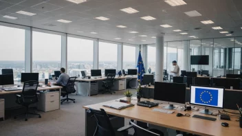 EUROSTAT-kontorbygningen, som representerer Den europeiske unions statistiske kontor.