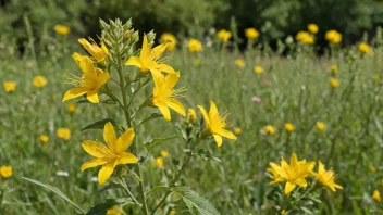 En gulnesplante med lyse gule blomster