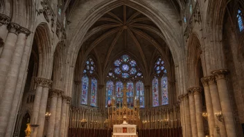 En vakker korskirke med rik historie og kulturell betydning.