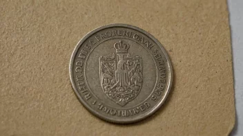 En prislapp på en brukt vare med en norsk kroner-symbol