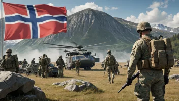 Et bilde som representerer Norges forsvarsorganisasjon og dens interesser.