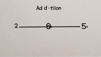 Et bilde som illustrerer addisjonsbegrepet i matematikk.