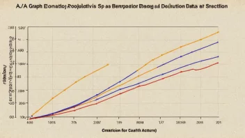 En graf som viser demografiske data og befolkningens størrelse og sammensetning.