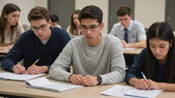 En gruppe studenter som tar en ingeniøreksamen.