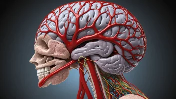 Blodtilførselen til hjernen er et komplekst nettverk av blodkar som forsyner hjernen med oksygen og næringsstoffer.