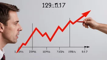 En graf som viser en stigende inflasjonsrate, som symboliserer risikoen for inflasjon.