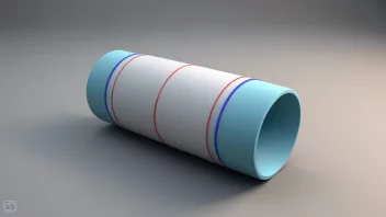 En sylinder er en tredimensjonal geometrisk form med to parallelle sirkler i endene og en konstant avstand mellom dem.