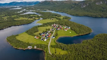 Flyfoto av Siggerud