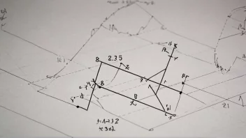 En illustrasjon av en matematisk formel med en avstandsparameter, med en graf eller tabell i bakgrunnen.