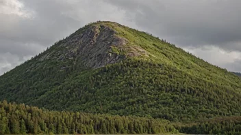 En naturskjønn utsikt over Åskollen fjell i Buskerud.