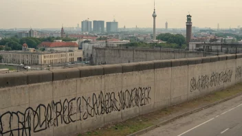 Berlinmuren var en fysisk barriere som delte Berlin fra 1961 til 1989 og symboliserte skillet mellom Øst- og Vest-Tyskland.