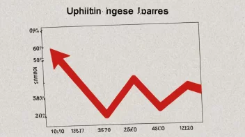 En graf som viser en signifikant økning.