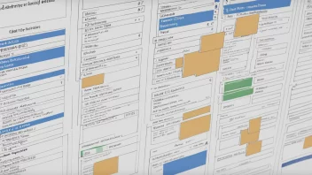 Et datamaskin-filsystem med mapper og filer organisert i en hierarkisk struktur.