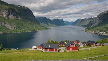 Et malerisk bilde av Froan, en liten lokalitet i Norge.