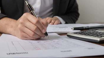 En person som signerer en kontrakt, symboliserer avtalen om å gjøre betalinger over tid.