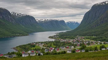 Et malerisk sted eller lokalitet i Norge.