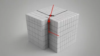 Et 3D-koordinatsystem med x-, y- og z-akser, som fremhever den aksielle retningen.