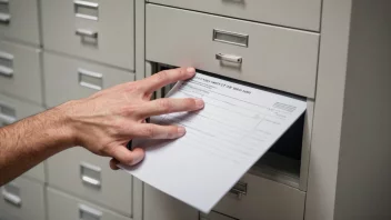 En person som prøver å sende en stor fil, men systemet stopper den på grunn av sikkerhetsårsaker.