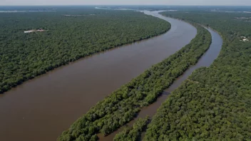 Mississippi-elven er en av de lengste elvene i USA, og renner gjennom flere stater før den munner ut i Mexicogolfen.