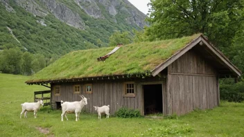 Et tradisjonelt norsk geithus