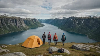 En person eller gruppe mennesker som nyter det frie livet i Norge.