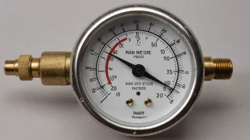 Et bilde av et manometer, en enhet som brukes til å måle trykk.