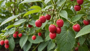 En fruktsorbetten plante med sine spiselige frukter